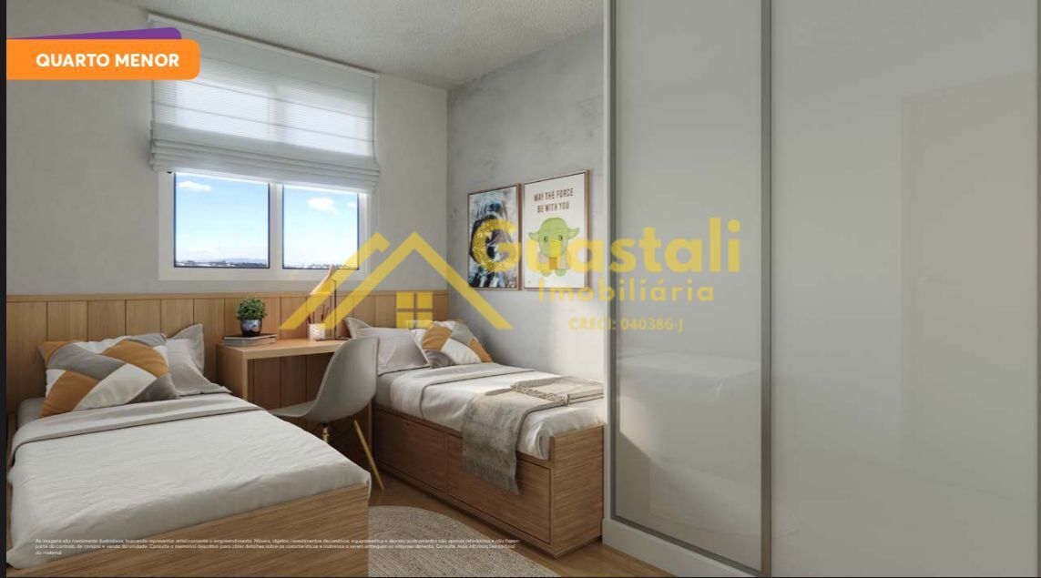 Apartamento à venda com 2 quartos, 43m² - Foto 3