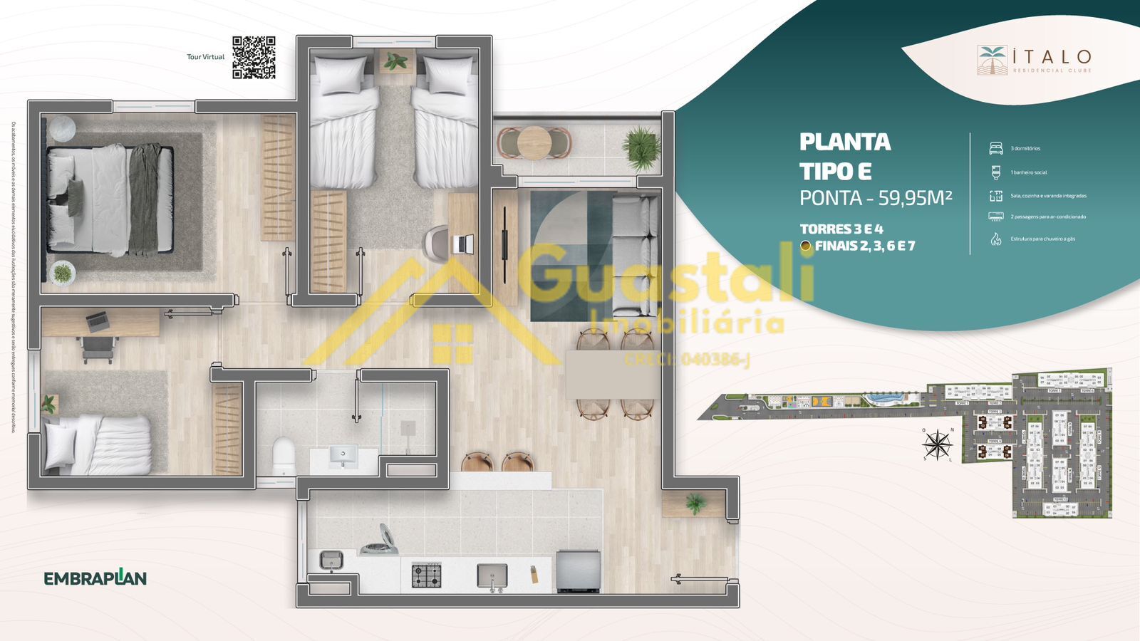 Apartamento à venda com 2 quartos, 49m² - Foto 8