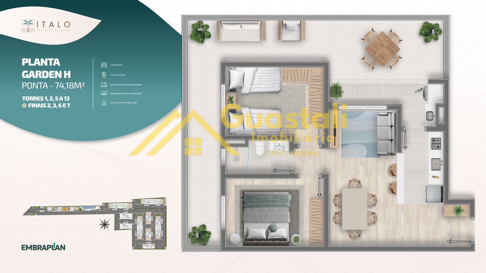 Apartamento à venda com 2 quartos, 49m² - Foto 10