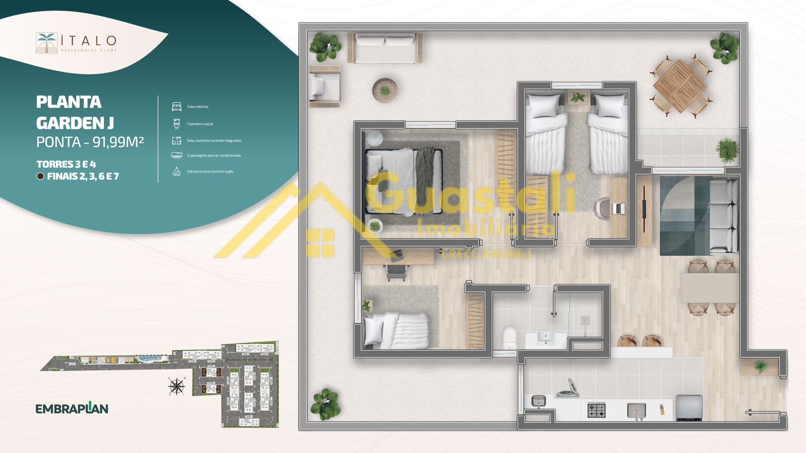 Apartamento à venda com 2 quartos, 49m² - Foto 5