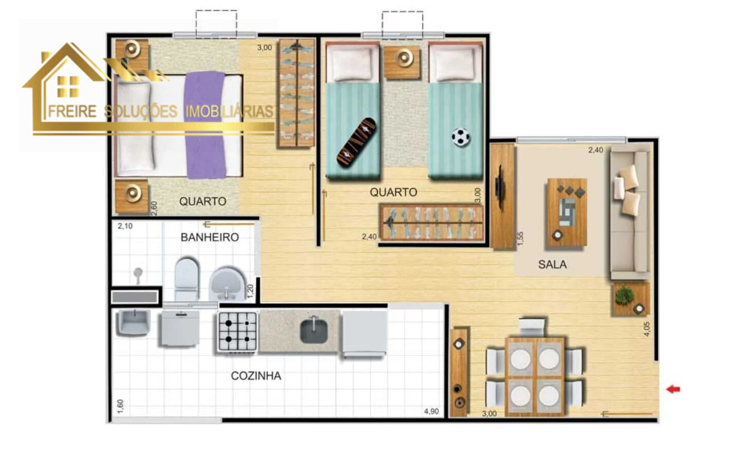 Apartamento, 2 quartos, 38 m² - Foto 28