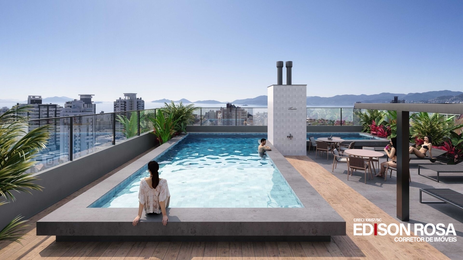 Apartamento Edifício SKY 305 à venda no Estreito em Florianópolis SC: Seu AP em 2026, 3 quartos sendo 1 suíte, 2 vagas e hobby box.