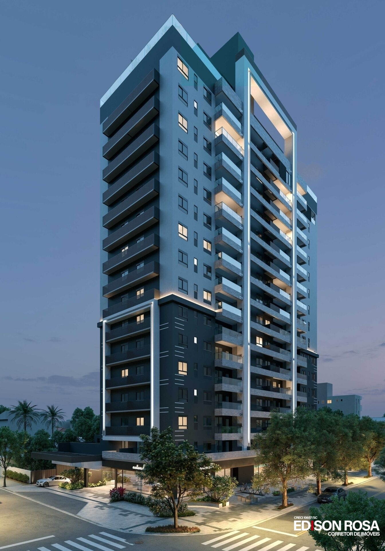 Apartamento Edifício SKY 305 à venda no Estreito em Florianópolis SC: Seu AP em 2026, 3 quartos sendo 1 suíte, 2 vagas e hobby box.