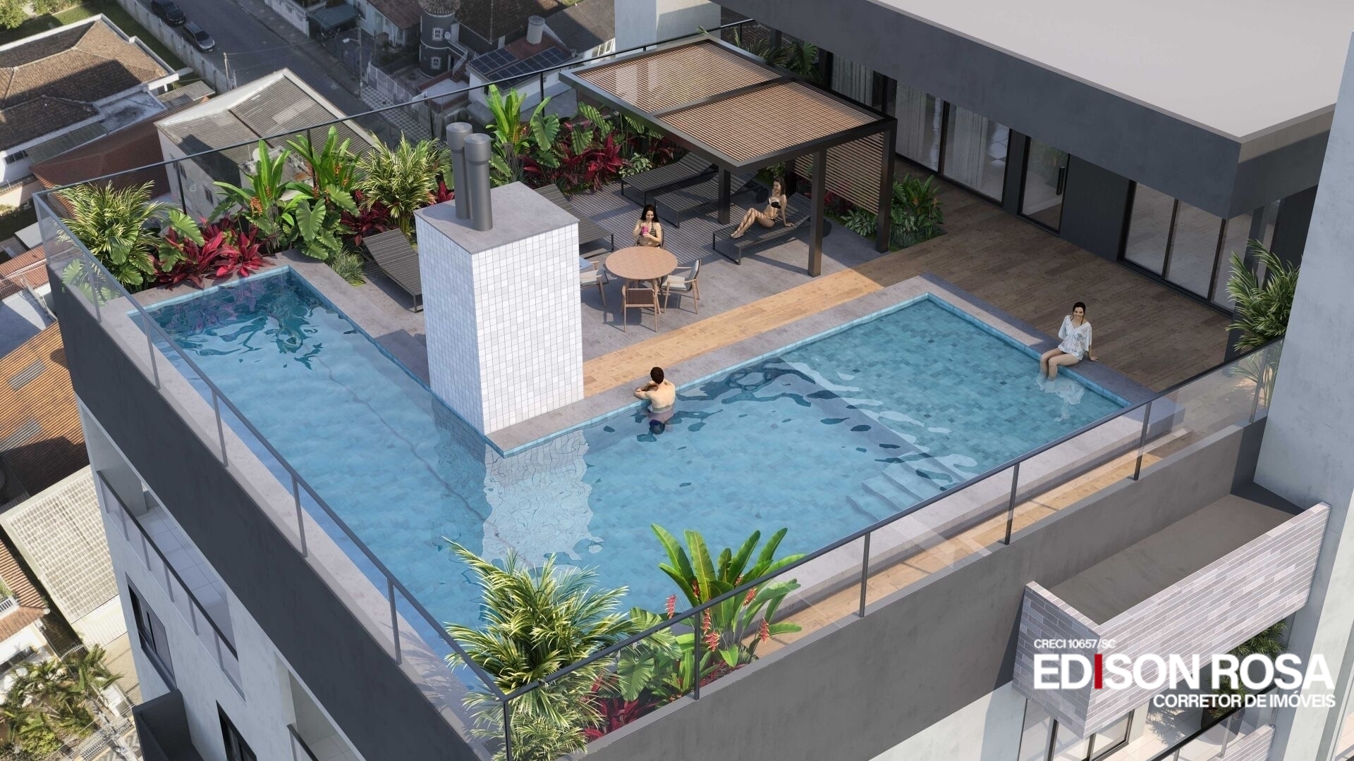 Apartamento Edifício SKY 305 à venda no Estreito em Florianópolis SC: Seu AP em 2026, 3 quartos sendo 1 suíte, 2 vagas e hobby box.