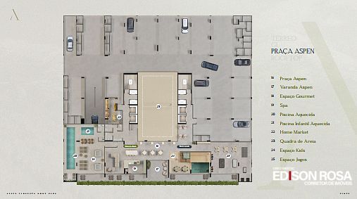 Apartamento no Edifício Aspen Floresta Home Club em São José SC, 3 quartos sendo 1 suíte próximo a Florianópolis SC.