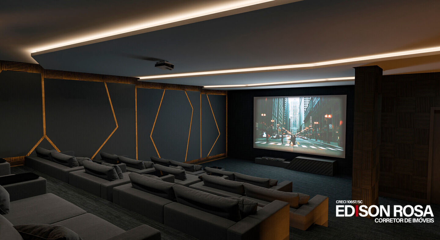 Apartamento Manhattan Home Club à venda em São José SC, Floresta: 3 suítes de 133,05m² com 2 vagas livres mais hobby box de 3,00m² próximo a Florianópolis.
