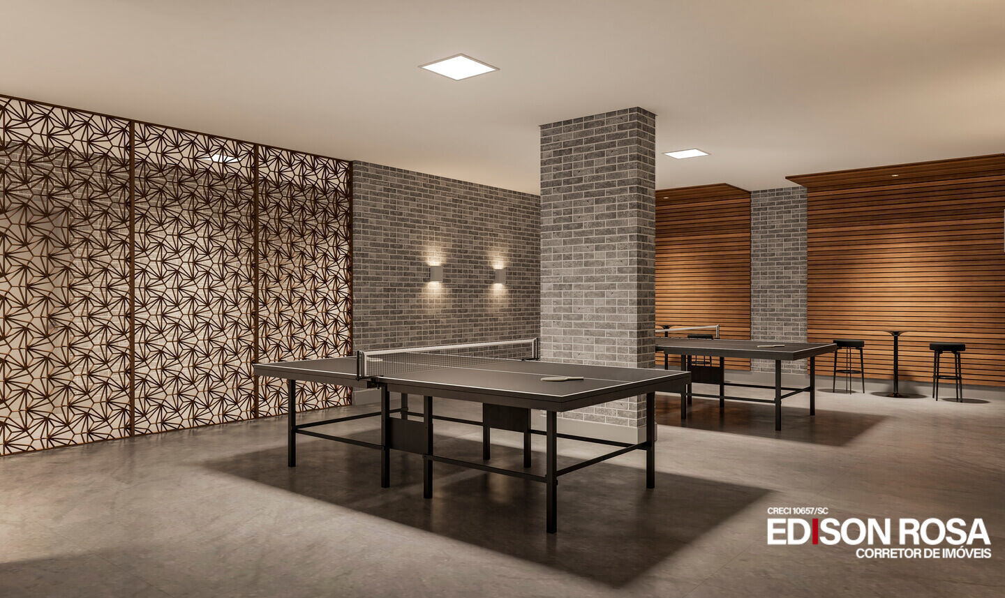 Apartamento Manhattan Home Club à venda em São José SC, Floresta: 3 suítes de 133,05m² com 2 vagas livres mais hobby box de 3,00m² próximo a Florianópolis.