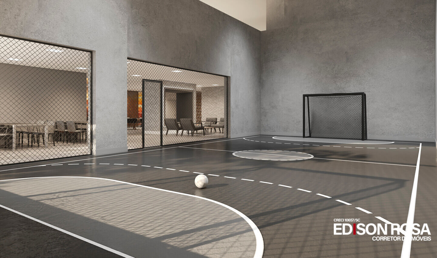 Apartamento Manhattan Home Club à venda em São José SC, Floresta: 3 suítes de 133,05m² com 2 vagas livres mais hobby box de 3,00m² próximo a Florianópolis.