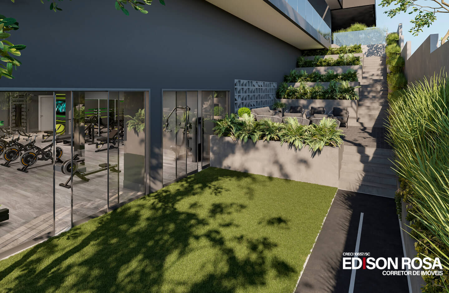 Apartamento Manhattan Home Club à venda em São José SC, Floresta: 3 suítes de 133,05m² com 2 vagas livres mais hobby box de 3,00m² próximo a Florianópolis.