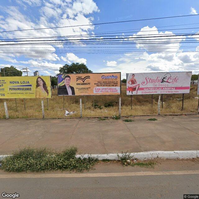 Imagem estática do "Street View" da localização