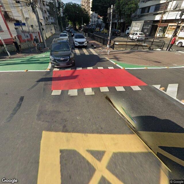 Imagem estática do "Street View" da localização