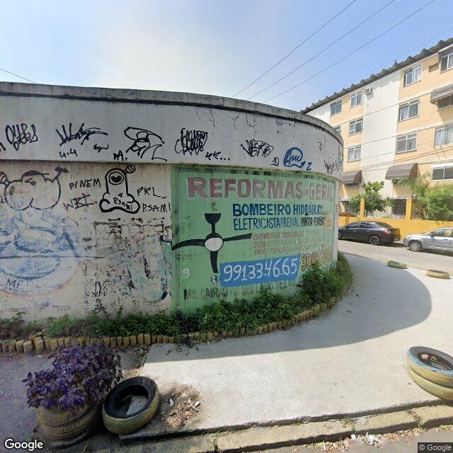 Imagem estática do "Street View" da localização