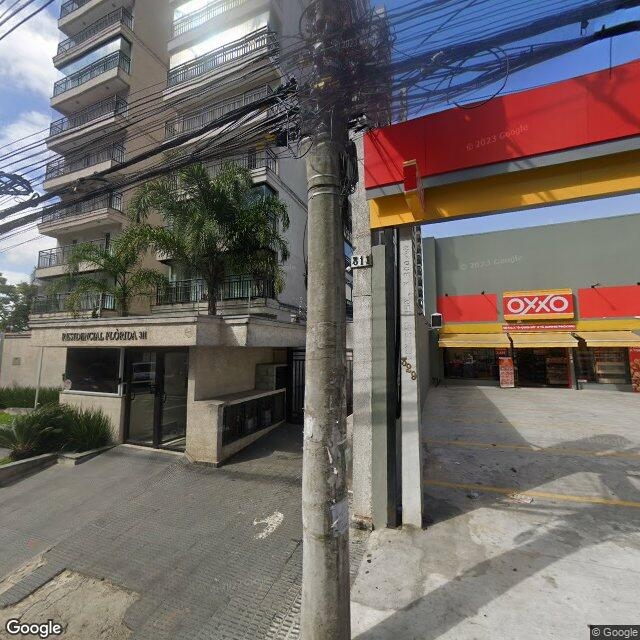 Imagem estática do "Street View" da localização