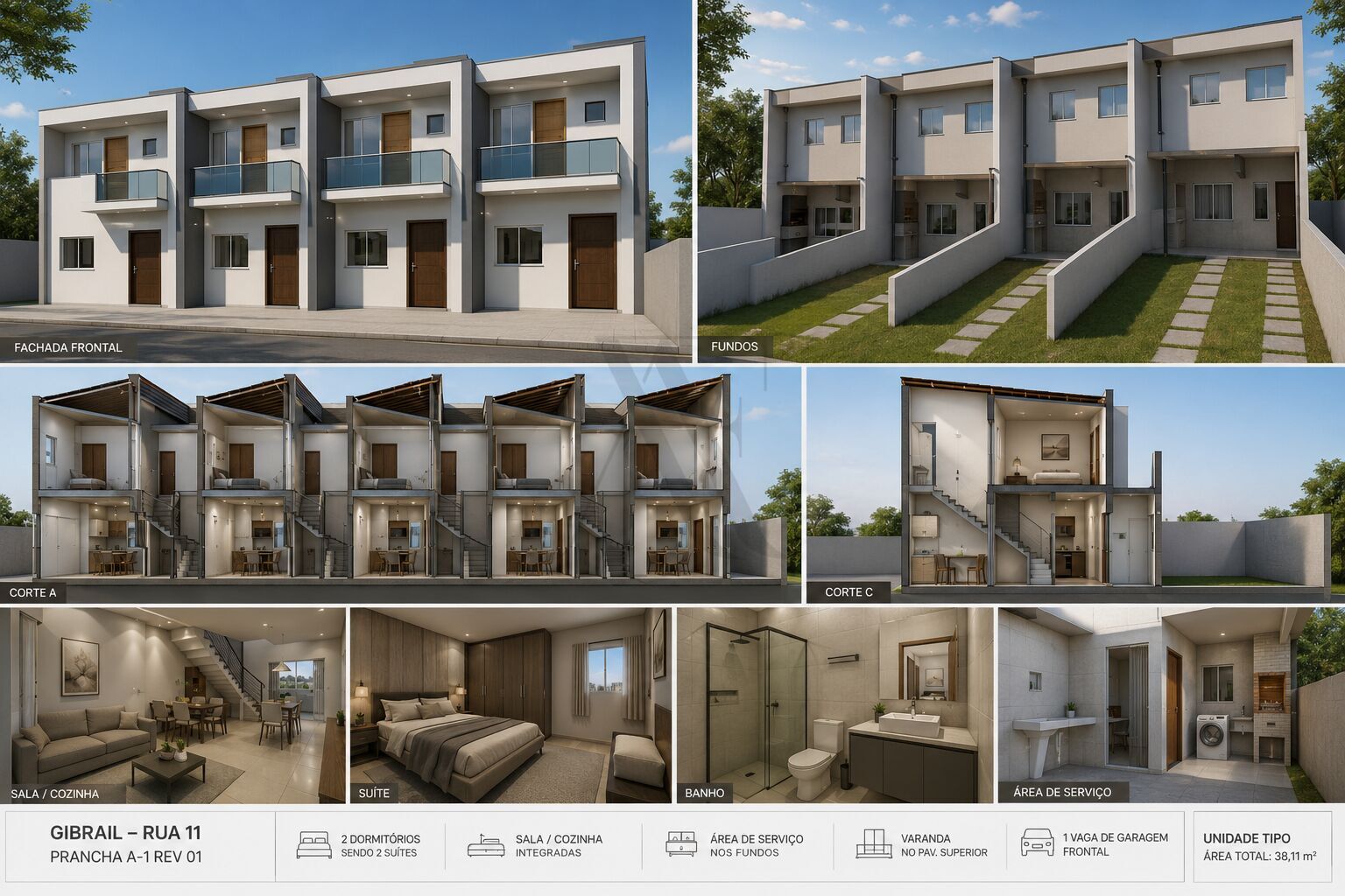Casa, 2 quartos, 74 m² - Foto 3