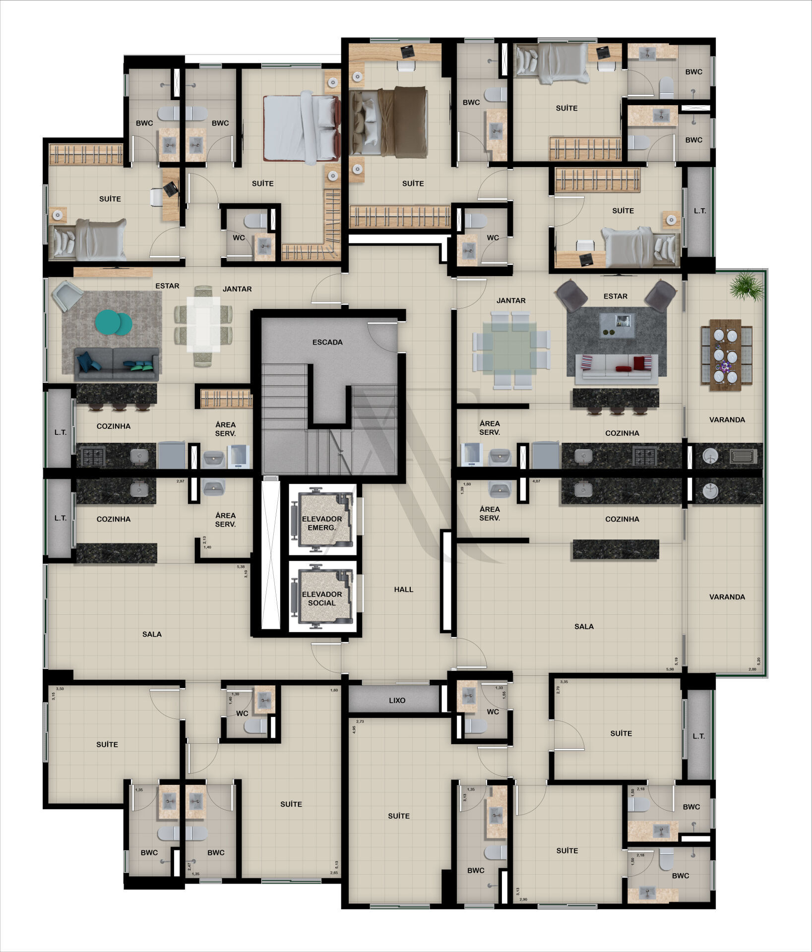 Apartamento, 3 quartos, 104 m² - Foto 7