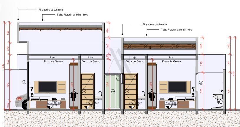 Casa, 2 quartos - Foto 1