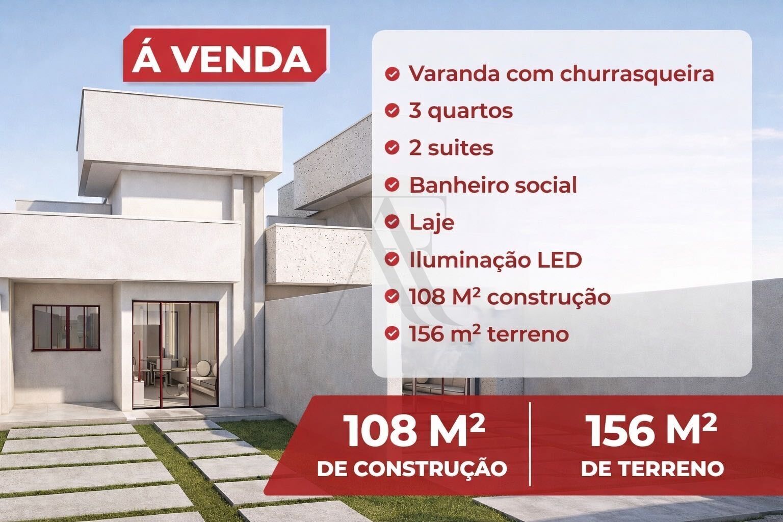 Casa, 3 quartos, 108 m² - Foto 2