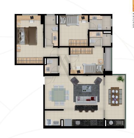 Apartamento, 3 quartos, 104 m² - Foto 9