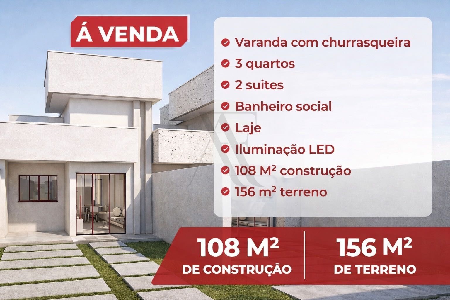 Casa, 3 quartos, 108 m² - Foto 2