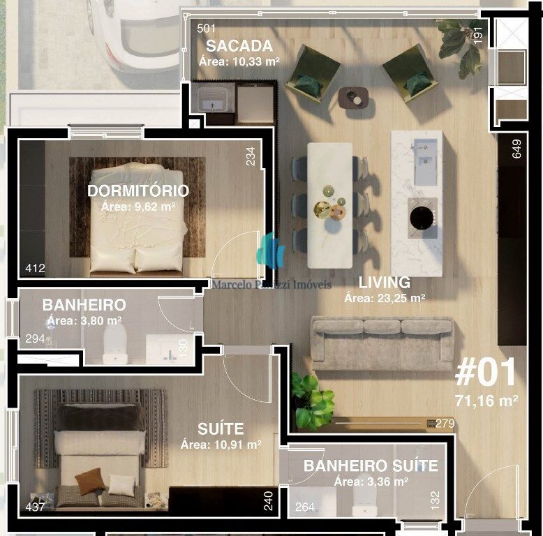 Apartamento, 2 quartos, 71 m² - Foto 10