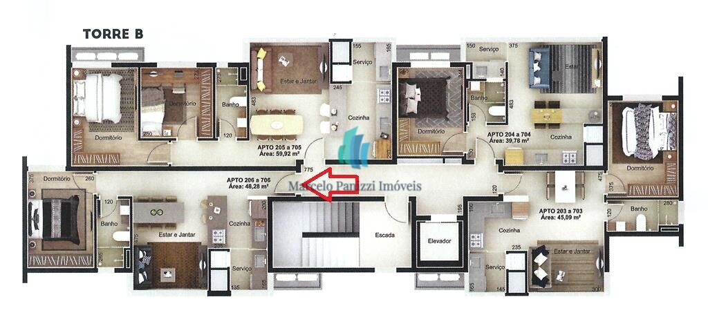 Apartamento à venda com 1 quarto, 48m² - Foto 10