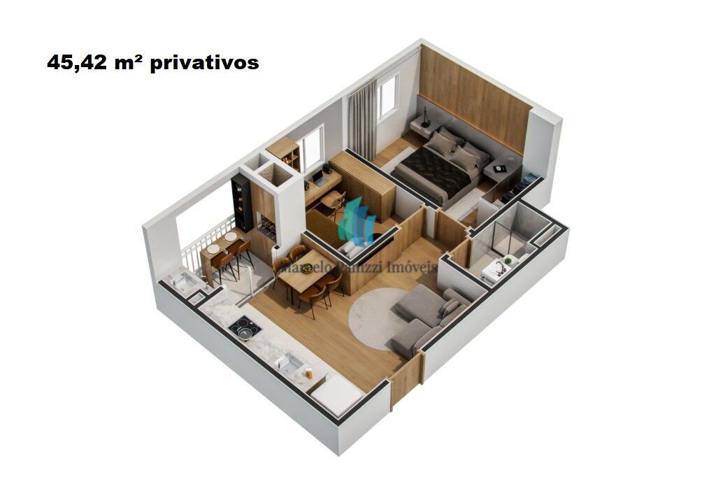 Apartamento à venda com 2 quartos, 45m² - Foto 37