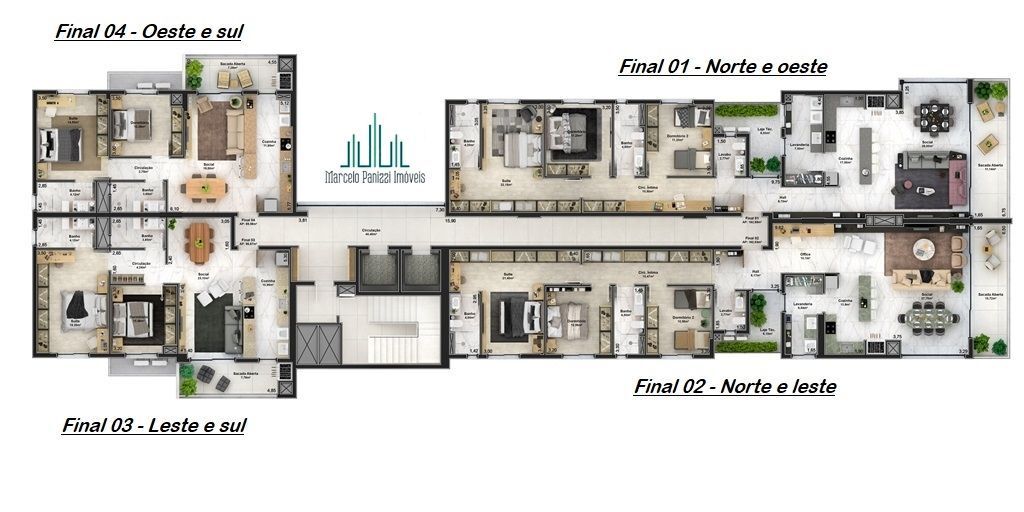 Apartamento à venda com 3 quartos, 162m² - Foto 21