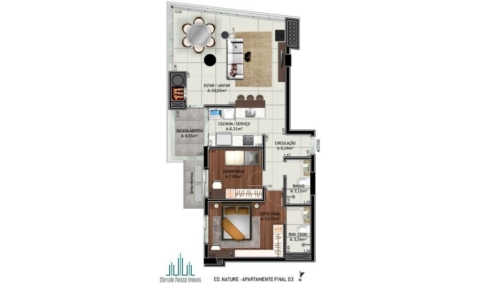 Apartamento à venda com 2 quartos, 85m² - Foto 10