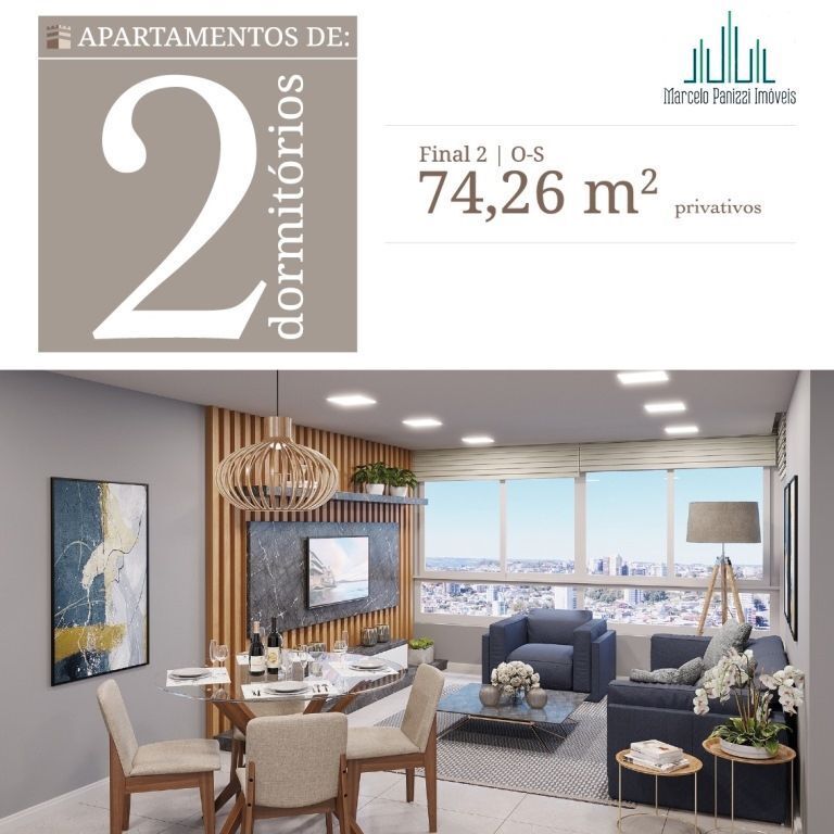 Apartamento à venda com 2 quartos, 74m² - Foto 2