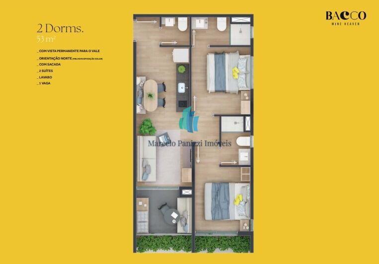 Apartamento, 2 quartos, 53 m² - Foto 28