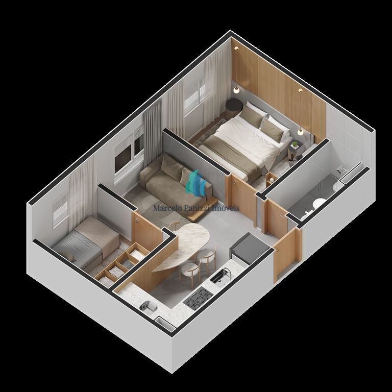 Apartamento, 2 quartos, 35 m² - Foto 13