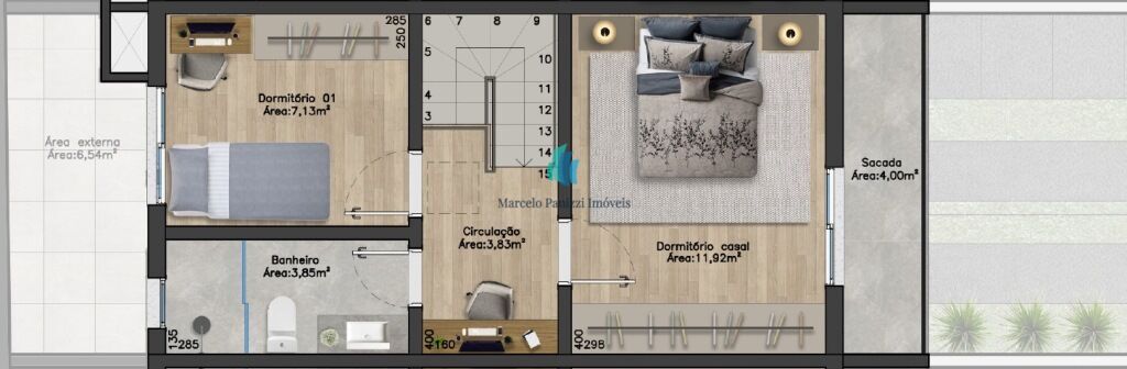 Sobrado, 2 quartos, 74 m² - Foto 7