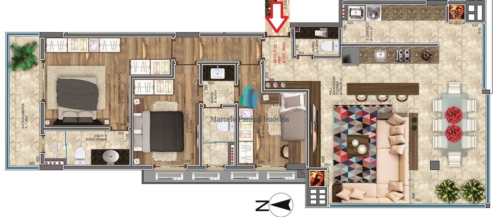 Apartamento à venda com 3 quartos, 122m² - Foto 15