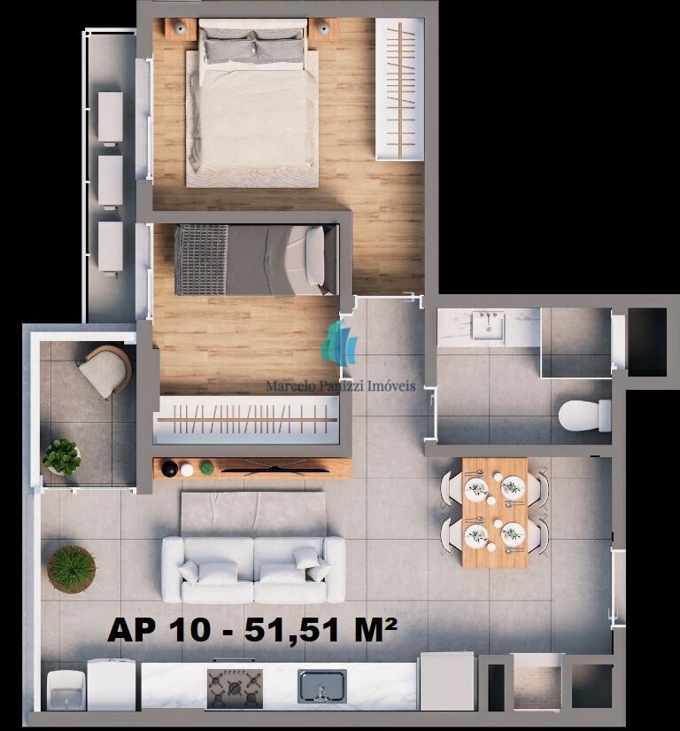 Apartamento, 2 quartos, 53 m² - Foto 20