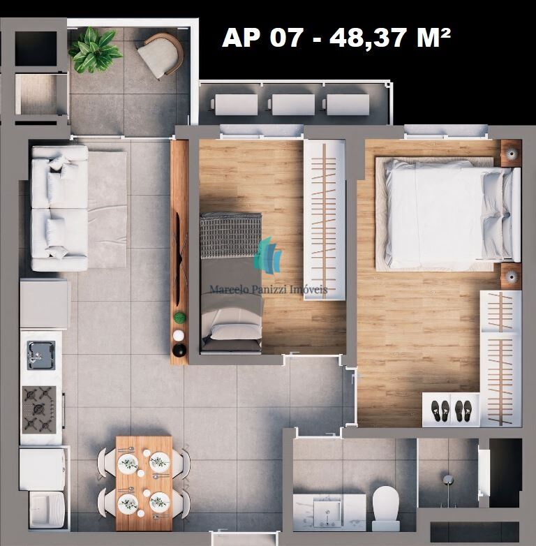 Apartamento, 2 quartos, 53 m² - Foto 17