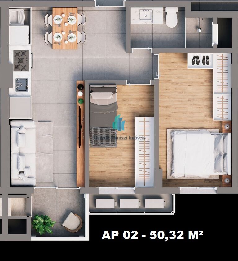 Apartamento, 2 quartos, 53 m² - Foto 12