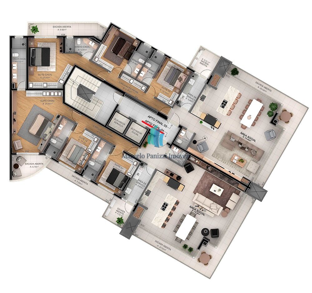 Apartamento, 3 quartos, 239 m² - Foto 18