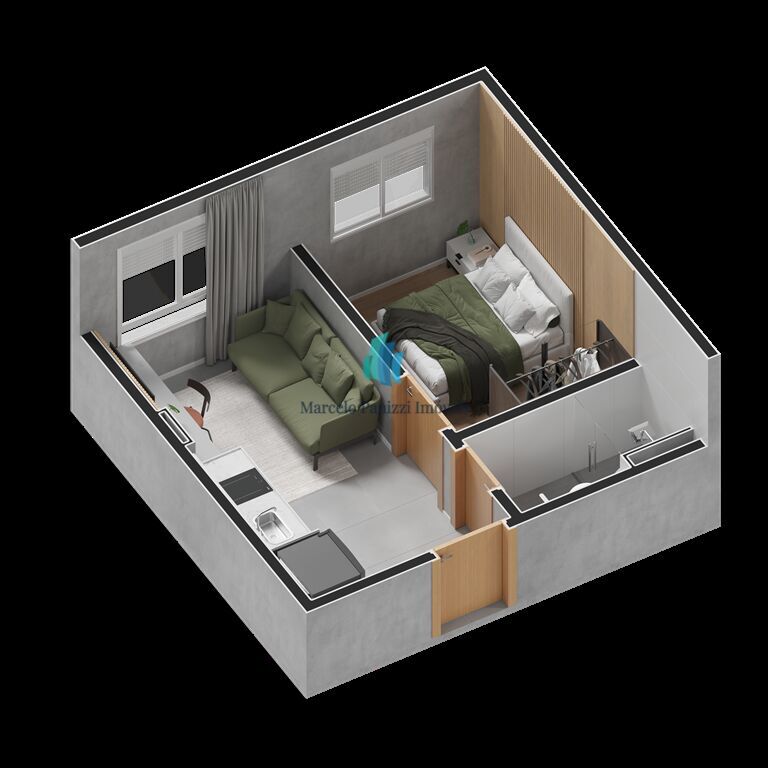 Apartamento, 1 quarto, 23 m² - Foto 5