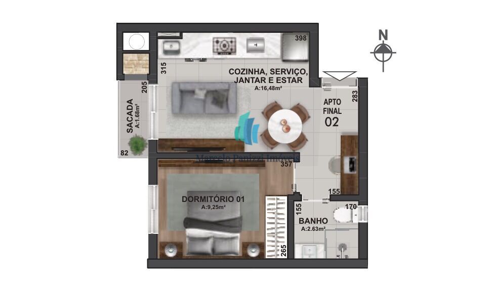 Apartamento, 1 quarto, 35 m² - Foto 8