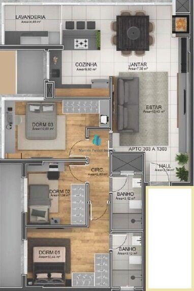 Apartamento à venda com 3 quartos, 93m² - Foto 14