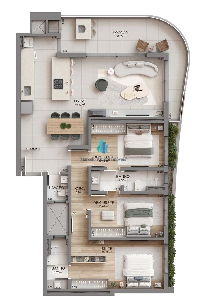 Apartamento, 3 quartos, 127 m² - Foto 17