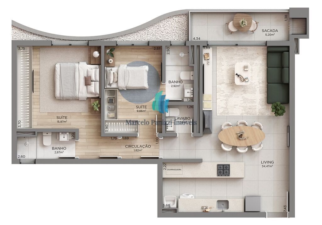 Apartamento, 2 quartos, 89 m² - Foto 20