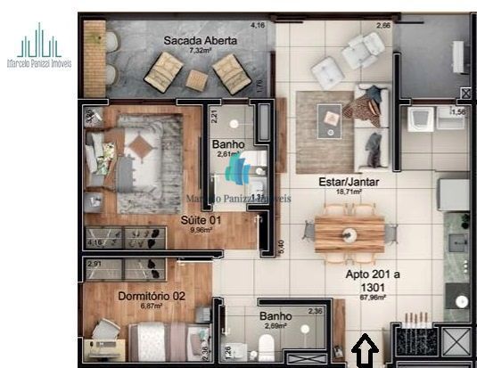 Apartamento, 2 quartos, 67 m² - Foto 13