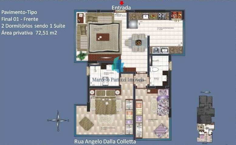 Apartamento à venda com 2 quartos, 70m² - Foto 20