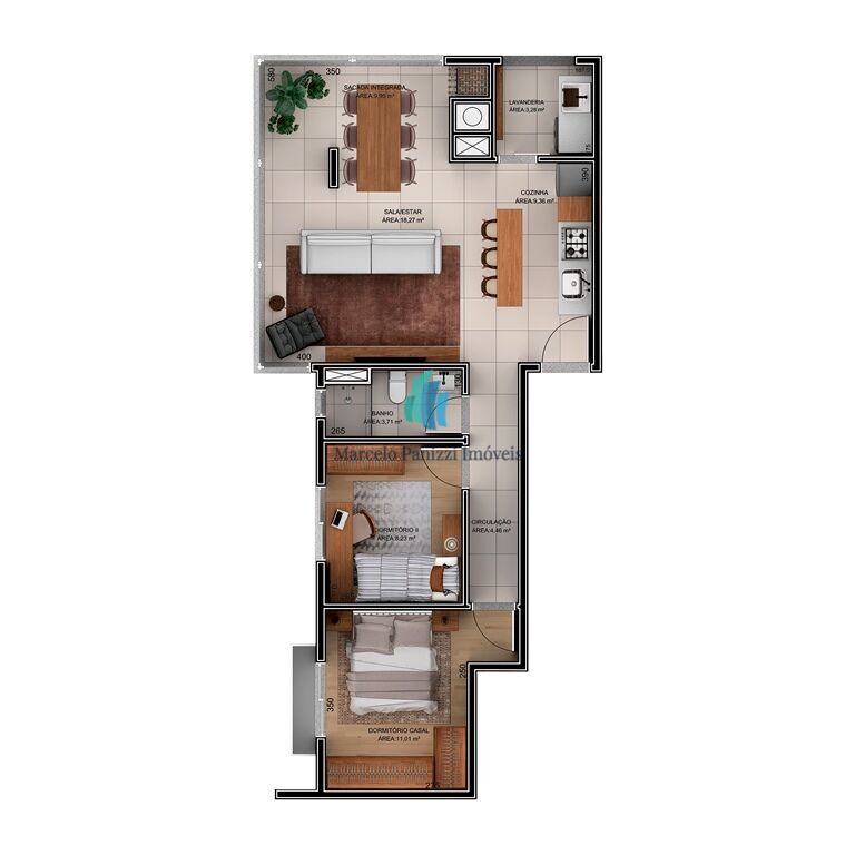 Apartamento, 2 quartos, 71 m² - Foto 11