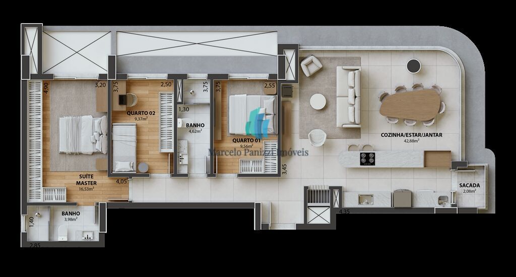 Apartamento, 3 quartos, 112 m² - Foto 12