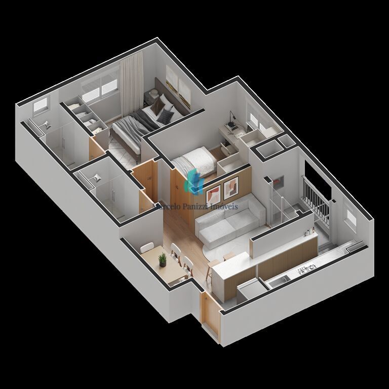 Apartamento, 2 quartos, 50 m² - Foto 6