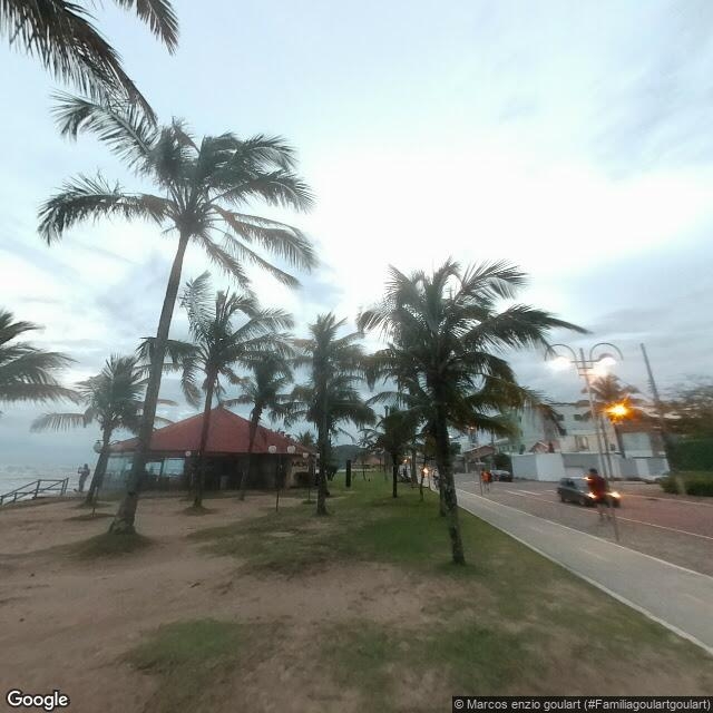 Imagem estática do "Street View" da localização