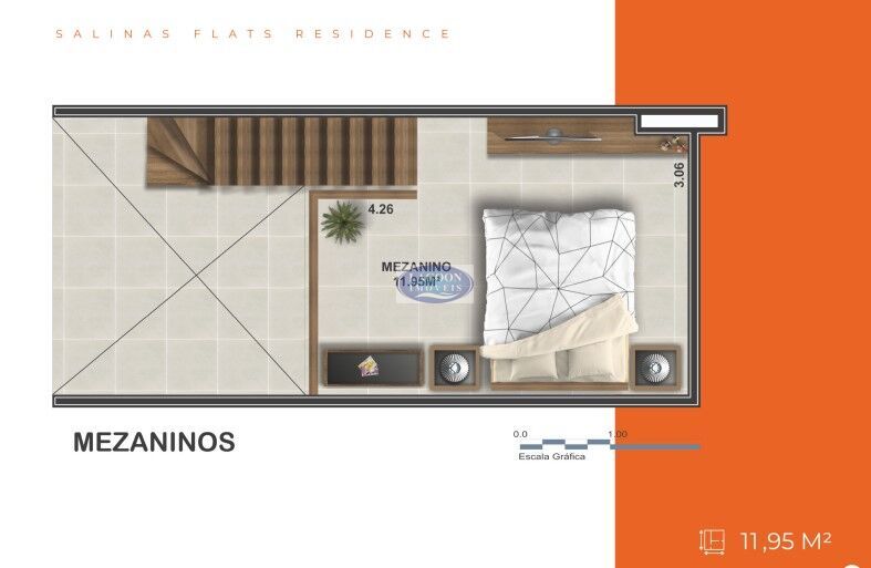 Flat/Apart Hotel, 1 quarto, 26 m² - Foto 15