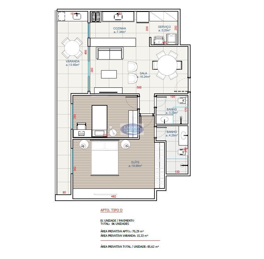 Apartamento à venda com 2 quartos, 77m² - Foto 23